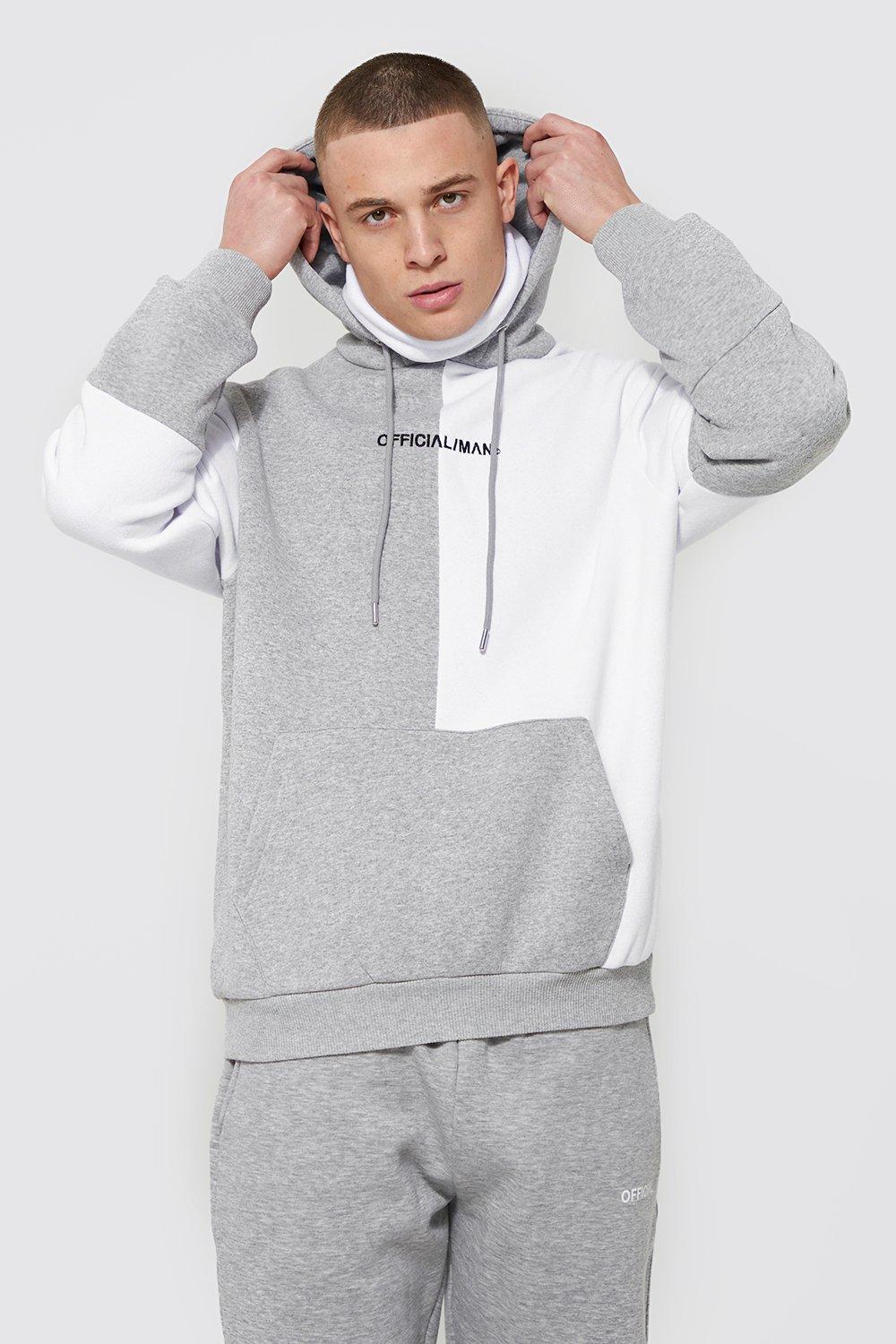 Boohooman hoodie with discount snood